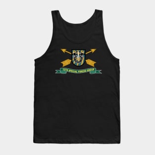 12th Special Forces Group - Flash w Br - Ribbon X 300 Tank Top